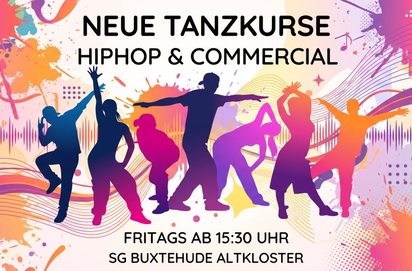 Neue Tanzkurse: HipHop & Commercial für Kids und Jugendliche!